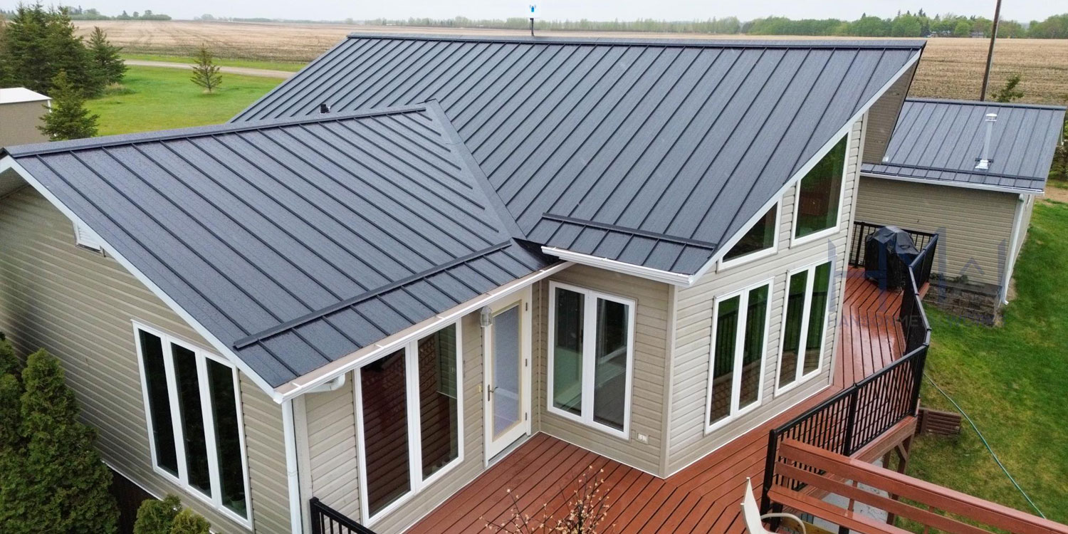 Sheet metal roofing