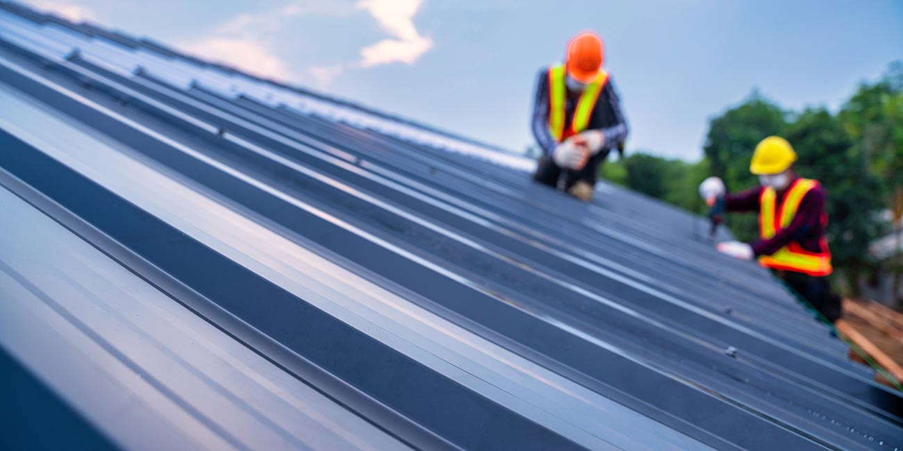 Sheet metal roofing Sheet metal roofing